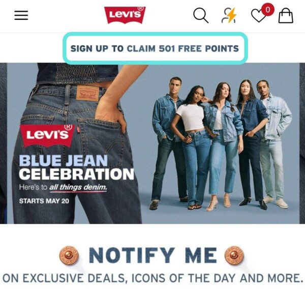 Levi’s Huge Loot: Get Flat ₹501 Off on Every Order