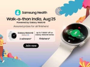 Samsung Walk-a-thon : Walk 2L Steps & Win Free Galaxy Watch 8 + ₹15000 Discount