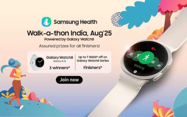 Samsung Walk-a-thon : Walk 2L Steps & Win Free Galaxy Watch 8 + ₹15000 Discount