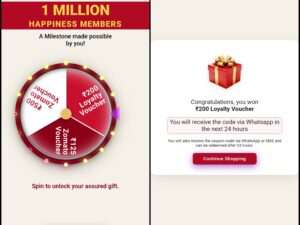 Havells One : Spin & Win Vouchers.