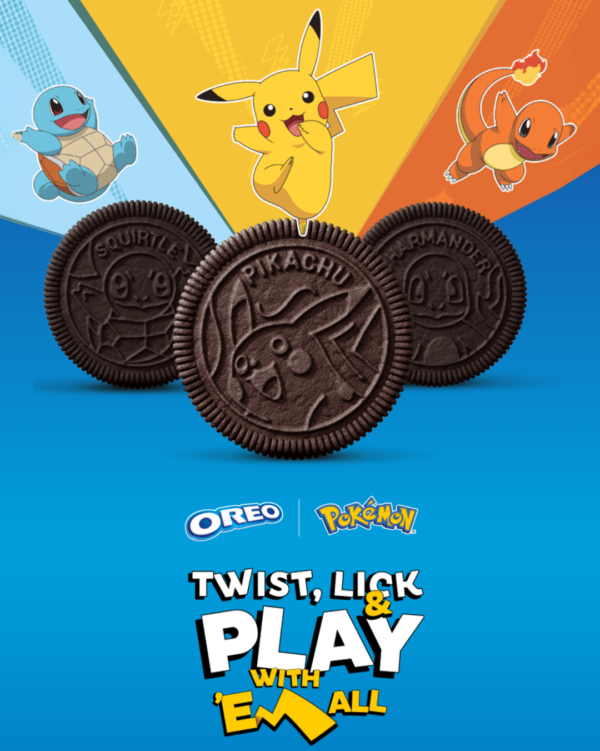 Oreo Pokémon Contest :Collect & Scan Cookies to Win Freebies