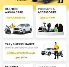 Hoora : Free Bike Wash & Referral Loot.