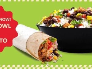 Free Mini Burrito or Bowl from California Burrito