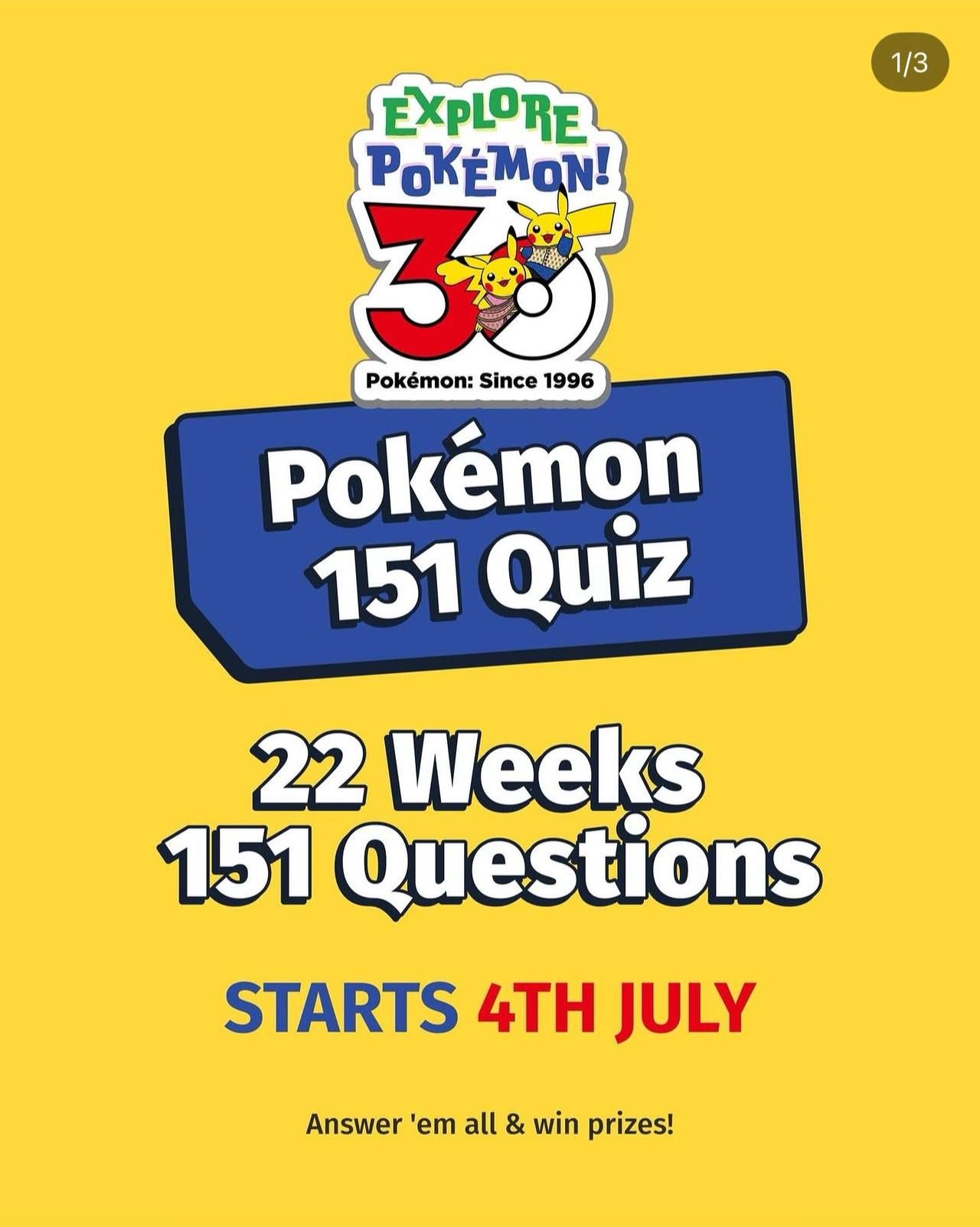 Pokémon 151 Quiz Contest