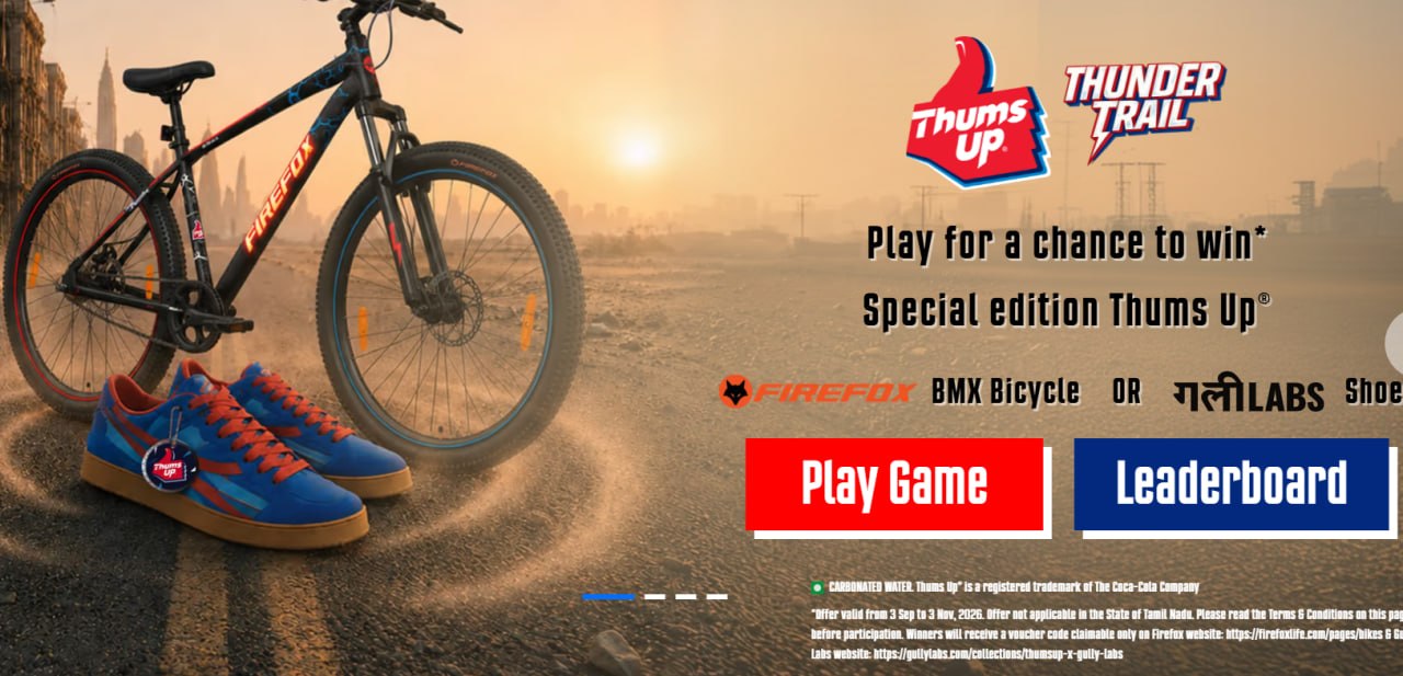 Thumsup : Thunder Trail Contest.